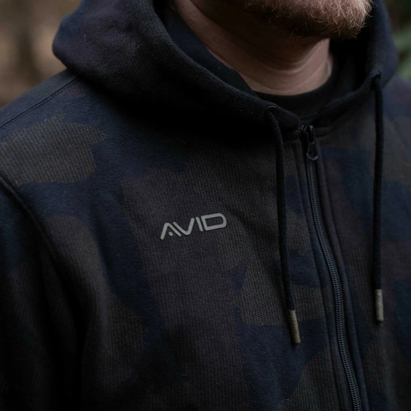Avid Carp Distortion Camo Zip Hoodie 5 Avid Carp Distortion Camo Zip Hoodie - Image 5