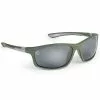 Fox Collection Green/Silver Sunglasses