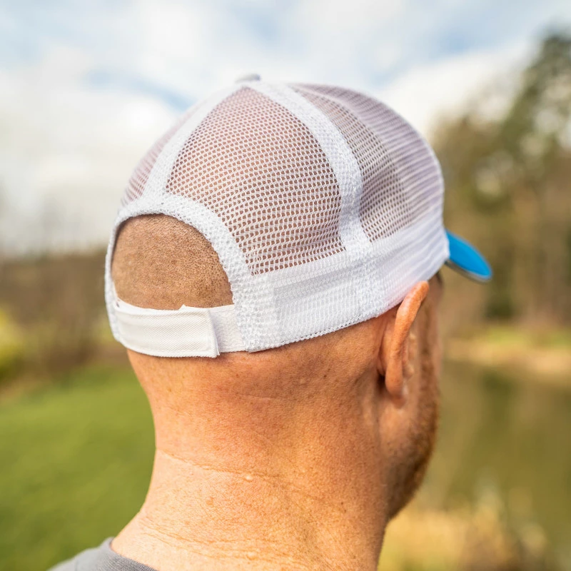 Preston Innovations White Mesh Cap 4 Preston Innovations White Mesh Cap - Image 4