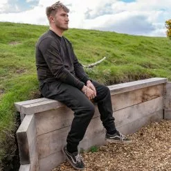 Avid Carp Distortion Black Joggers -Fishing Rod Shop cpjhn0kz637873420701494981