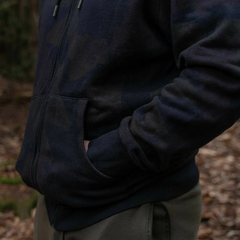 Avid Carp Distortion Camo Zip Hoodie 4 Avid Carp Distortion Camo Zip Hoodie - Image 4