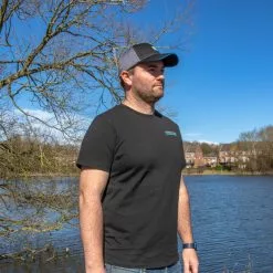 Preston Innovations Black T-Shirt -Fishing Rod Shop mbirktty637849204191462168