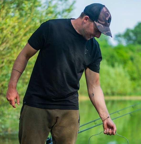 Fox Black Large Print T Shirt 6 Fox Black Large Print T Shirt - Image 6