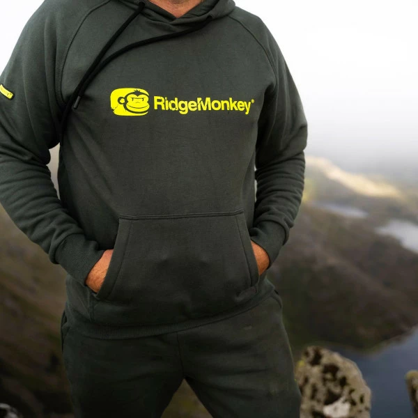 Ridge Monkey APEarel Heavyweight Hoody Green 5 Ridge Monkey APEarel Heavyweight Hoody Green - Image 5