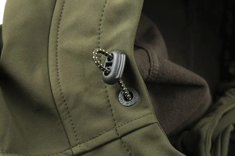 Fox Collection Green/Silver Softshell Hoody 4 Fox Collection Green/Silver Softshell Hoody - Image 4