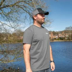 Preston Innovations Grey T-Shirt -Fishing Rod Shop vsm2uenp637849225084753209