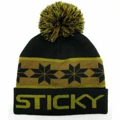 Sticky Baits Olive Bobble Beanie